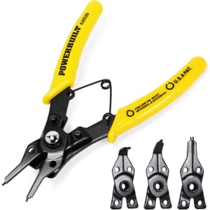 Powerbuilt Combo Snap Ring Pliers: $5.50