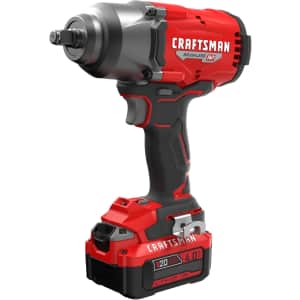 Craftsman V20 RP 1/2" Impact Wrench with Battery and Charger: $159