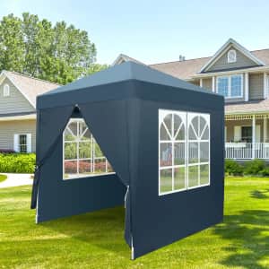 6.5x-6.5-Foot Steel Pop-Up Canopy: $41 6.5x-6.5-Foot Steel Pop-Up Canopy: $41