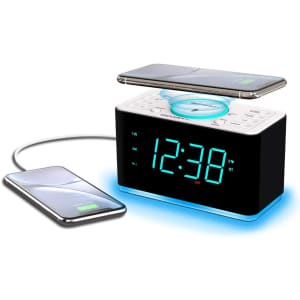Emerson Smartset 15W Wireless Charging Alarm Clock Radio w/ Bluetooth Speaker: $40 Emerson Smartset 15W Wireless Charging Alarm Clock Radio w/ Bluetooth Speaker: $40