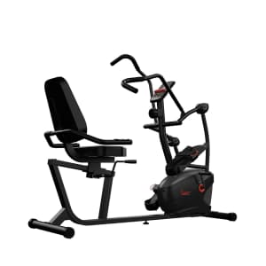 Sunny Health & Fitness Smart Recumbent Elliptical Trainer: $350