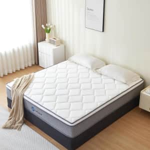 Selene Bedding 12" Pillow Top Queen Memory Foam Mattress: $160