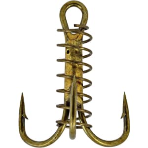 South Bend Size 8 Bronze Dough Bait Treble Fishing Hook: $1.19
