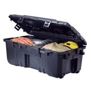 Plano 27-Gallon Hinged Storage Bin: $27 Plano 27-Gallon Hinged Storage Bin: $27