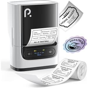 Polono PM220S Bluetooth Label Maker with Tape: $14.98