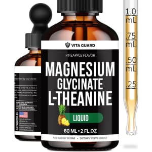 Vita Guard Magnesium Glycinate & L-Theanine Drops: $11.48 Vita Guard Magnesium Glycinate & L-Theanine Drops: $11.48