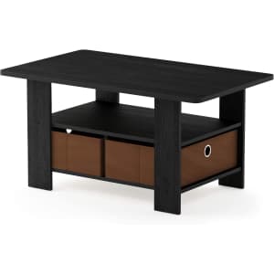 Furinno Andrey Coffee Table w/ Drawers: $23 Furinno Andrey Coffee Table w/ Drawers: $23