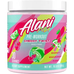 Alani Nu Pre Workout Powder 30-Serving Tub: $18 via Sub & Save Alani Nu Pre Workout Powder 30-Serving Tub: $18 via Sub & Save