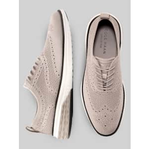 Cole Haan Men's Grand Hurrion Stitchlite Knit Wingtip Oxford Shoes: $65