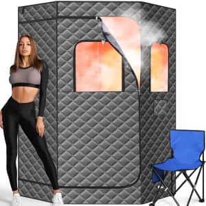 IvyBess 1,200W Portable Steam Sauna: $74.99 IvyBess 1,200W Portable Steam Sauna: $74.99