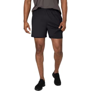 Hanes Men's Moves Workout Shorts with Boxer Brief Liner: $6.78