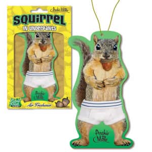 Squirrel Standing in Underwear Funny Air Freshener: $5.89 Squirrel Standing in Underwear Funny Air Freshener: $5.89