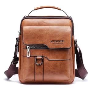 Men's Crossbody Vintage Shoulder Bag: $9