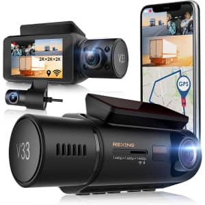 Rexing V33-2K 3 Channel Dash Cam with WiFi and GPS: $200
