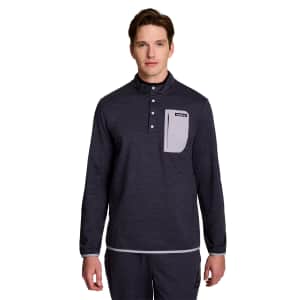 Reebok Men's Freedom Quarter Snap Sweatshirt: $21.99