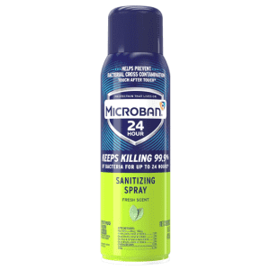 Microban 15-oz. 24-Hour Disinfectant Sanitizing Spray: $6.17 via Subscribe & Save