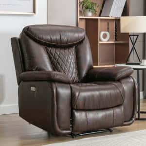 Red Barrel Studio Saneela 40" Power Recliner w/ USB: $345