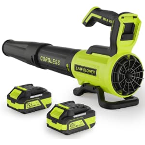 Vinchest Leaf Blower w/ 2 Batteries: $52.99