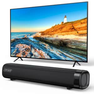 TopVision 50W Bluetooth 5.4 Soundbar w/ Subwoofer: $29.99