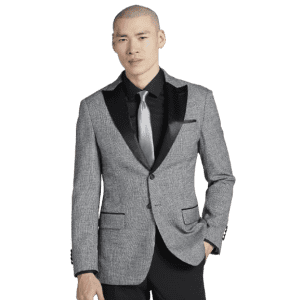 Egara Men's Slim Fit Satin Trim Dinner Jacket: $19.99 Egara Men's Slim Fit Satin Trim Dinner Jacket: $19.99