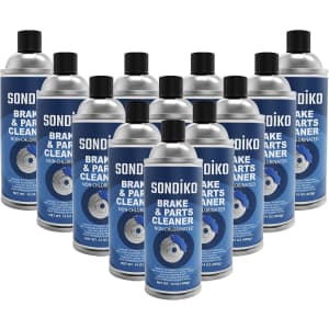 Sondiko Non-Chlorinated Brake Cleaner 12-Pack: $40 Sondiko Non-Chlorinated Brake Cleaner 12-Pack: $40