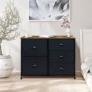 Sorbus Dresser with 5 Drawers - Furniture Storage Tower Unit for Bedroom, Hallway, Closet, Office for $72