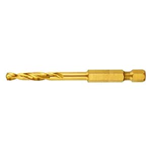 Dewalt DT50003-QZ Metal drill bit HSS-Tin shockproof, 4mm x 2.8" x 30mm for $13