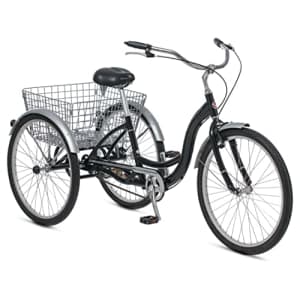 Schwinn Meridian Adult Tricycle, Three Wheel Cruiser Bike, 26-Inch Wheels, Low Step-Through for $532 Schwinn Meridian Adult Tricycle, Three Wheel Cruiser Bike, 26-Inch Wheels, Low Step-Through for $532