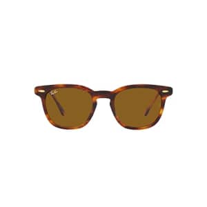 Ray-Ban RB2298F Hawkeye Low Bridge Fit Square Sunglasses, Black/Green, 54 mm for $174