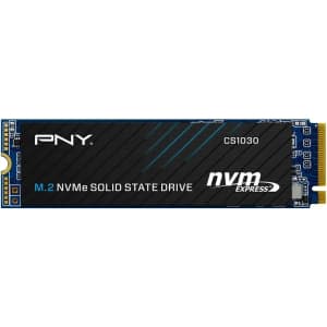 PNY CS1030 500GB M.2 NVMe PCIe Gen3 x4 Internal SSD for $34