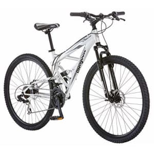 Mongoose Impasse Mens Mountain Bike, 29-Inch Wheels, Aluminum Frame, Twist Shifters, 21-Speed Rear for $394