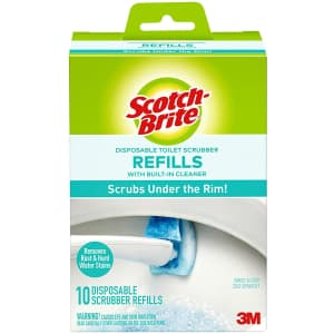 Scotch-Brite Disposable Toilet Scrubber Refill 10-Pack for $7