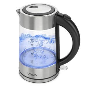 Vava 1.7-Liter Cordless Glass Electric Kettle for $18 Vava 1.7-Liter Cordless Glass Electric Kettle for $18