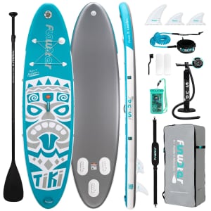 FunWater Inflatable Stand Up 10-ft. 6" Paddle Board for $87