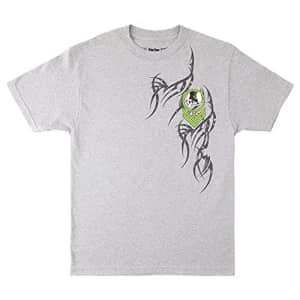 Metal Mulisha Men's Nomadic T-Shirt, Athletic Heather, 2X Large for $21