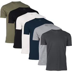 True Classic Men's Crew-Neck T-Shirt 6-Pack for $88