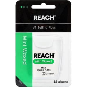 Reach Waxed Dental Floss 55-Yard Pack for $1