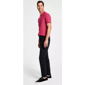 Calvin Klein Men's Slim Fit Tech Solid Performance Dress Pants for $30