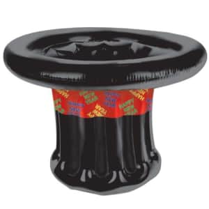 Beistle 18" x 25" Inflatable Top Hat Happy New Year Drink Cooler Beverage Holder NYE Party for $20