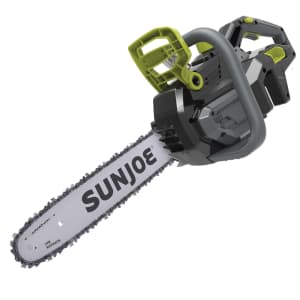 Sun Joe 100V iONPRO Cordless 18" Handheld Chainsaw (No Battery) for $90 Sun Joe 100V iONPRO Cordless 18" Handheld Chainsaw (No Battery) for $90