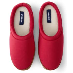 Lands' End Men's Serious Sweats Slippers for $14 Lands' End Men's Serious Sweats Slippers for $14