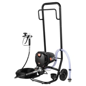 Vevor 750W Electric Airless Paint Sprayer w/ Cart for $103 Vevor 750W Electric Airless Paint Sprayer w/ Cart for $103
