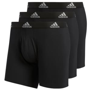 adidas Men's Stretch Cotton Boxer Brief 3-Pack for $15 adidas Men's Stretch Cotton Boxer Brief 3-Pack for $15