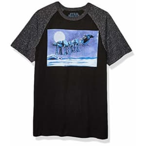 Star Wars Men's Ugly Christmas T-Shirt, Vader/Black Speckle, Medium for $14 Star Wars Men's Ugly Christmas T-Shirt, Vader/Black Speckle, Medium for $14