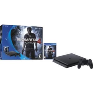 PlayStation 4 Slim Uncharted 4: A Thief's End Bundle + Ratchet & Clank & The Last of Us Remastered for $250