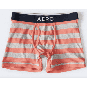 Aeropostale Men's Rugby Stripe Knit Boxer Briefs (S sizes) for $3