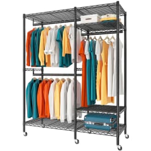 Raybee Heavy Duty Metal Wire Portable Closet for $100