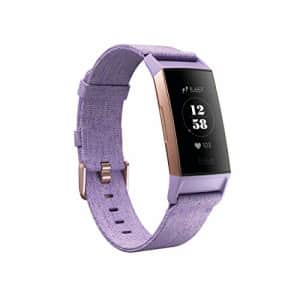 Fitbit Charge 3 SE Fitness Activity Tracker, Lavender Woven, One Size (S and L Bands Included),1 for $157