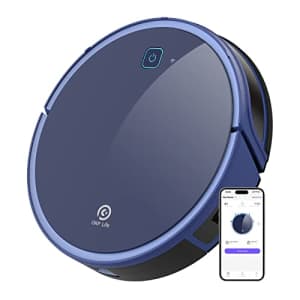 OKP K7 Robot Vacuum Cleaner, Strong Suction, 120Mins Runtime Robotic Vacuums, 4 Cleaning Modes, for $200