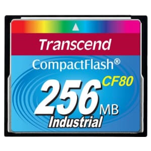 Transcend Compact Flash Produkte 256MB Flash (80X) for $44